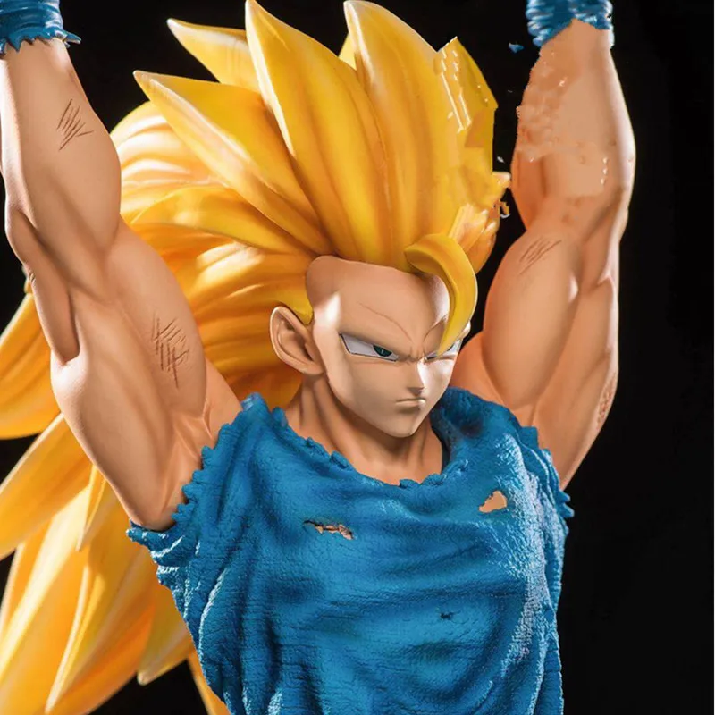 1/6 аниме Жемчуг дракона бюст Супер Saiyan Сон Гоку Genkidama GK статуя ПВХ фигурка Коллекция Модель игрушки M2642