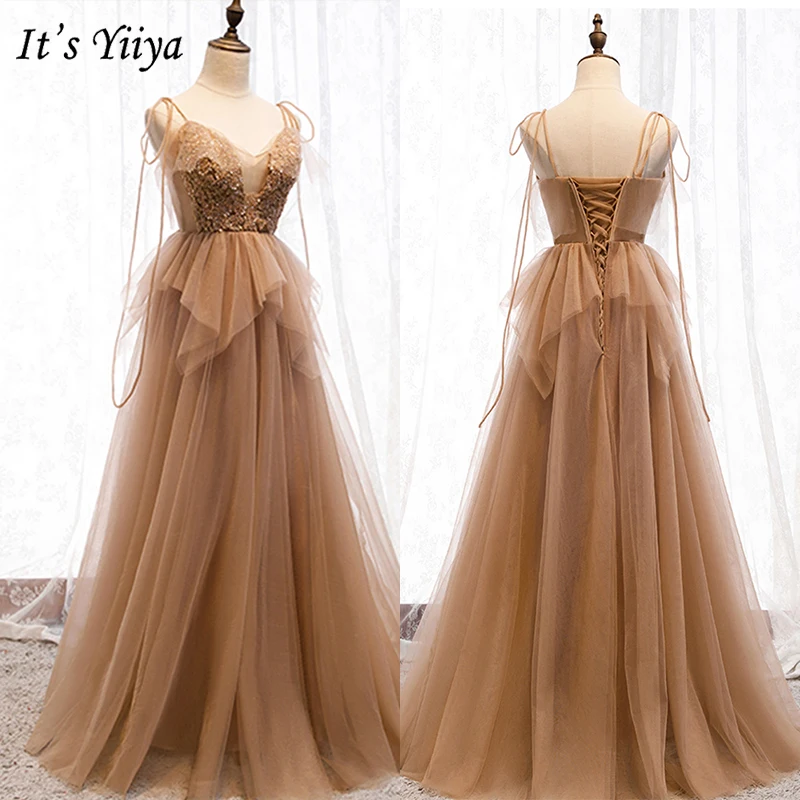 Женское вечернее платье It's Yiiya Элегантное Длинное Платье трапециевидной формы