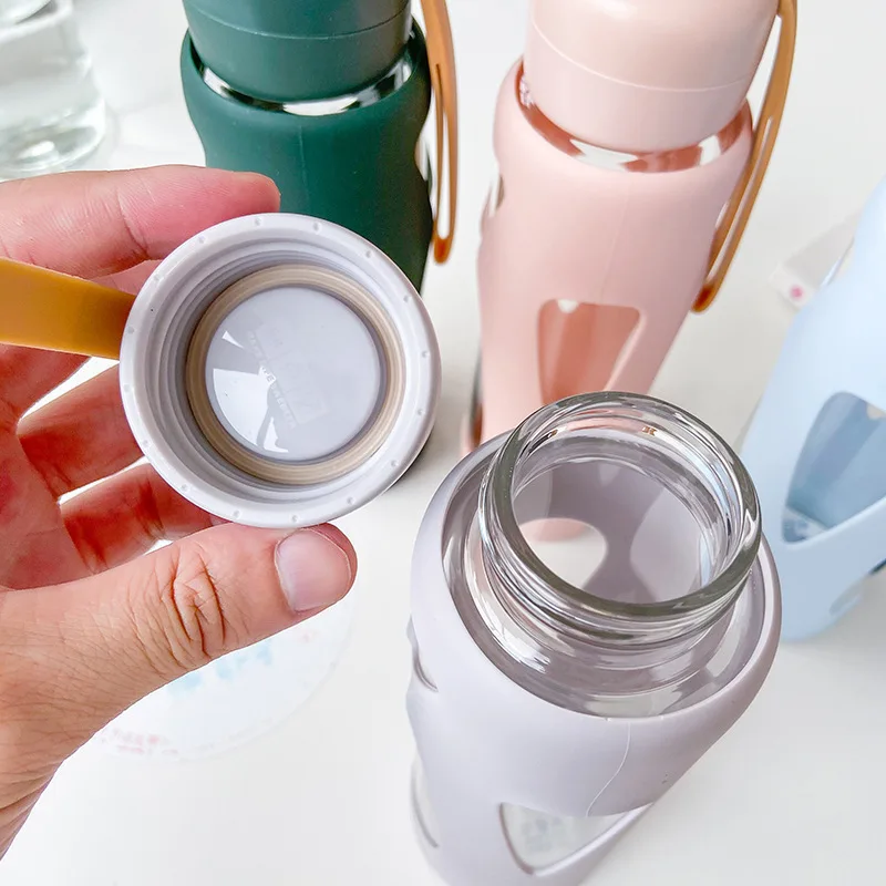 Бутылка для сока с крышкой многоразовые дорожные портативные бутылки воды