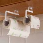 Настенный туалетная бумага стеллаж для хранения Бумага держатель для туалетной бумаги регулируемая стойка вешалок для полотенец тряпка подвесная полка Ванная комната туалет Бумага Держатели