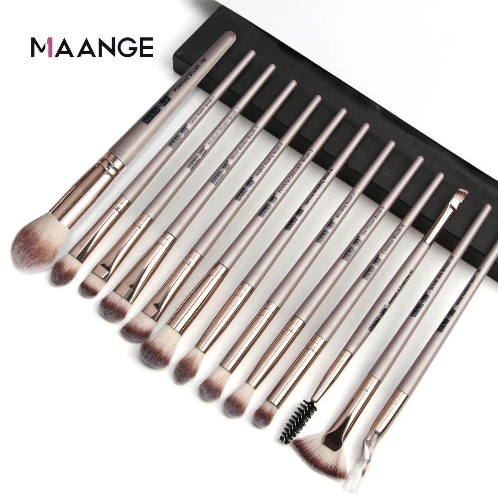 Makeup Brushes Set Pro 5/12/13/14 pcs Powder Eye Shadow Blending Eyelash Eyebrow Lip For Maquiagem | Красота и здоровье