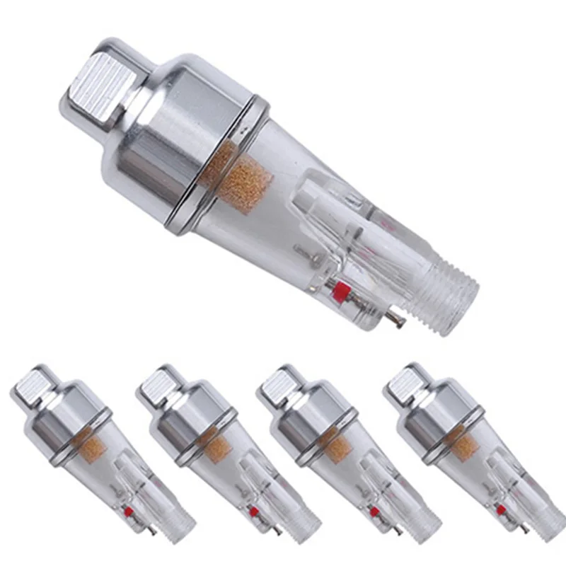 5 шт. Мини Аэрограф Воздушный инструмент Аксессуары для компрессора ловушка вода