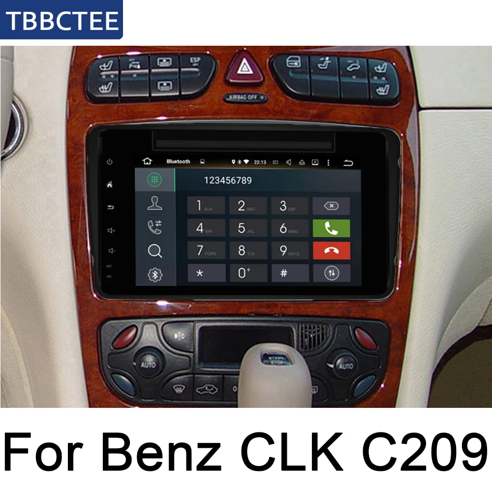 Для Mercedes Benz CLK C209 W209 1998 ~ 2005 NTG автомобильный Android мультимедиа gps-навигация dvd-плеер