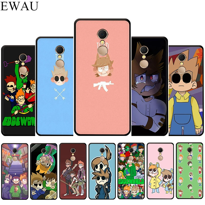 Силиконовый чехол для телефона EWAU Eddsworld Xiaomi Redmi Note 4 4X 5 6 7 8 Pro 5A Prime|Чехлы-накладки| |