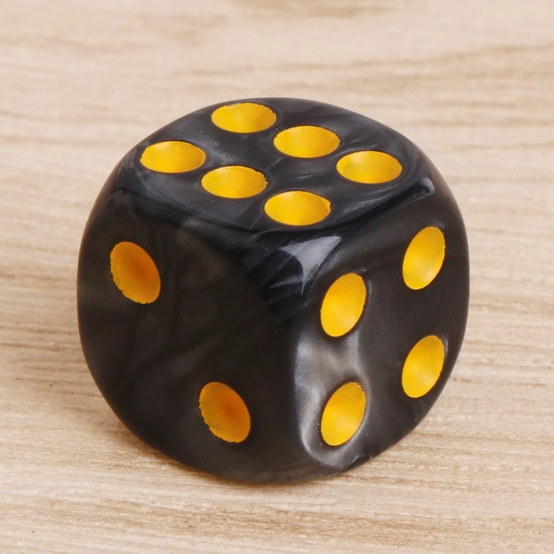 

10pcs/Set Acrylic Polyhedral Dice For TRPG Board Game T8NC