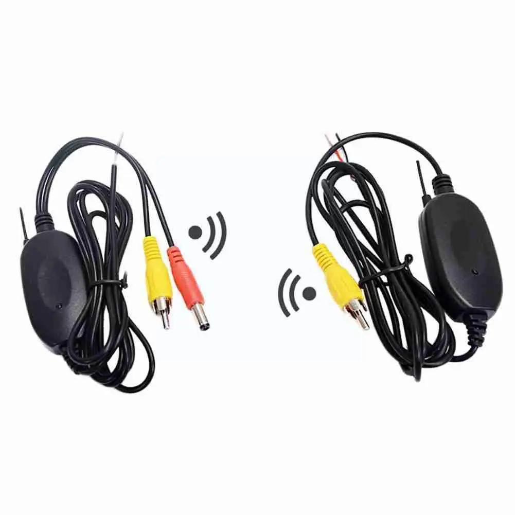 

Reverse Parking Backup Cam Monitor 2.4G Wireless Video Monitor View Transmitter Kit Receiver For Car Camera Adapter N1 DVD J7W0