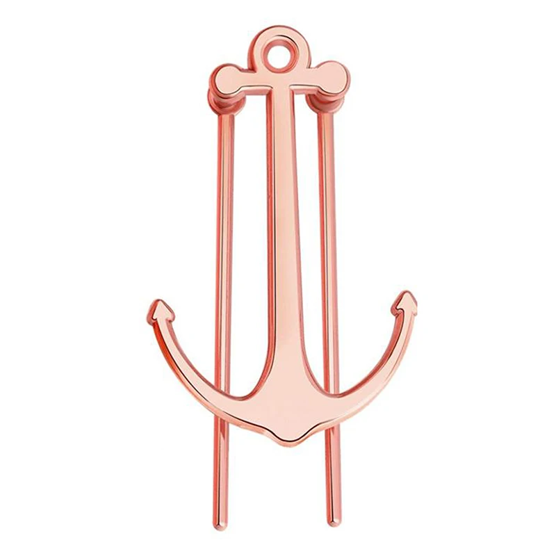 

New Hot Anchor Bookmark Creative Metal Page Holder Clip for Students Teachers Graduation Gifts School for School Office