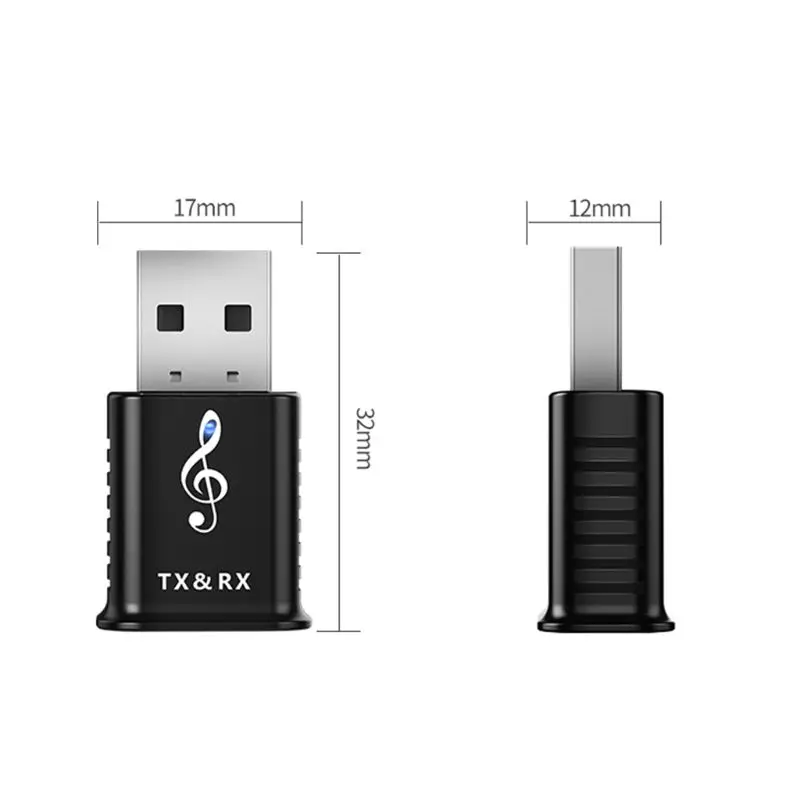 

3in1 USB Bluetooth 5.0 Car WirelessTransmitter Receiver Adapter Mini 3.5mm AUX