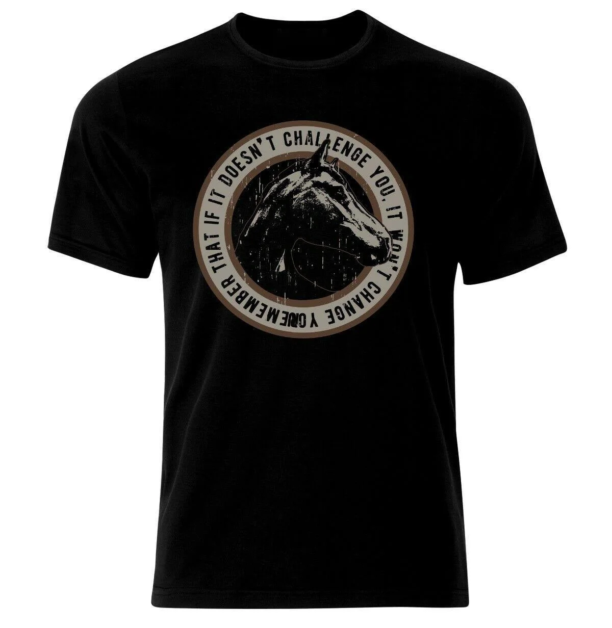 

Pferd Cheval Animals Wild Nature Mens T-Shirt