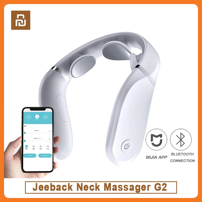 

Xiaomi Mijia Cervical Massager G2 TENS Pulse Protect the Neck Lightweigh Double Effect Hot Compress L-Shaped Wear Work With App