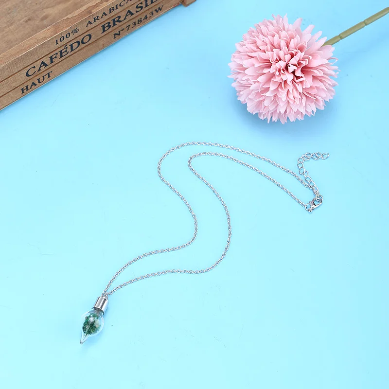 Креативное ожерелье с растениями богемное подвеской в виде морских водорослей