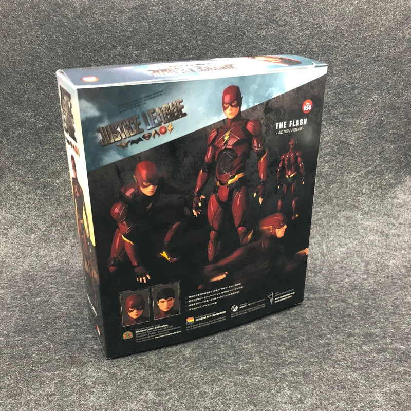 MAFEX 058 DC Justice League флэш BJD ПВХ фигурка Коллекционная модель игрушки 16 см|Игровые