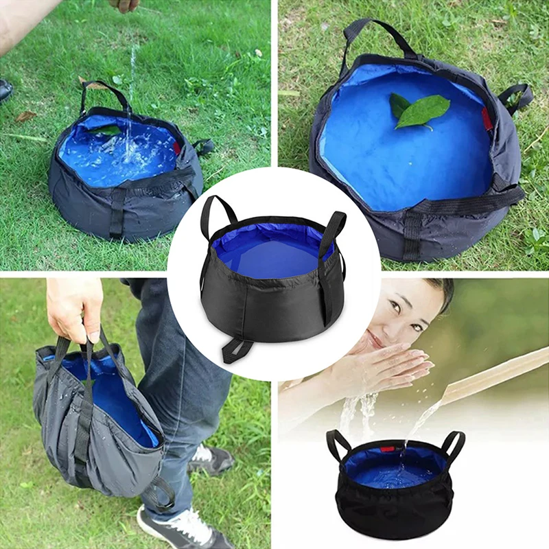 

8.5l водонепроницаемый складной бассейн, туристическое ведро, сверхлегкая женская сумка для хранения в ванной, нейлоновая ссветильник Детск...