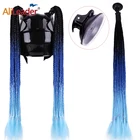 Косички для шлема оплетка для конского хвоста 24-дюймовый мотоциклетный шлем косички оплетка для конского хвоста с присоской для женщин шлем косичка хвост