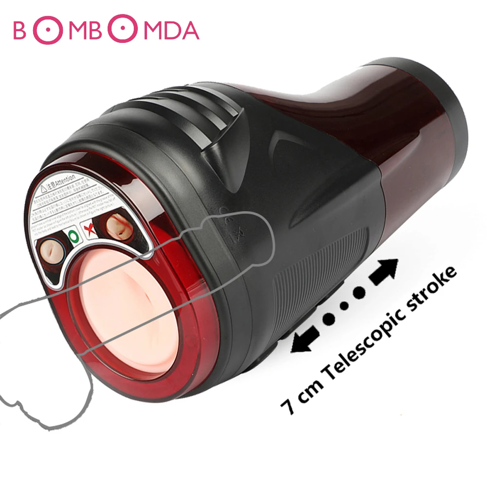 Мастурбация чашка автоматический телескопический сосать мастурбатор для мужчин