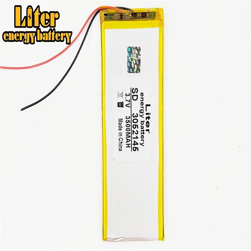 Планшет полимерный аккумулятор 3500mah 3 7 V 3052145 умный дом MP3 колонки литий ионный для
