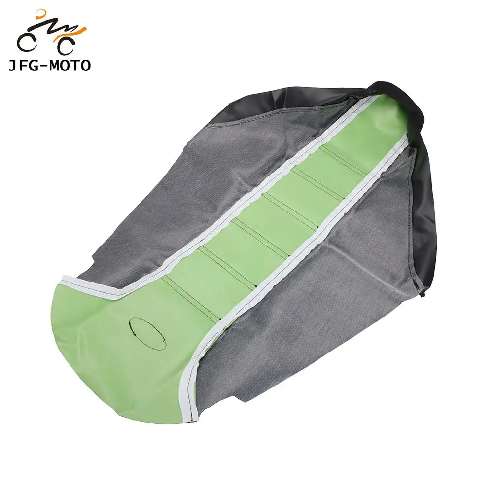 Мотоцикл резиновый Полосатый кожаный мягкий захват кожи чехол для сиденья Kawasaki