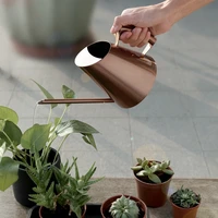 long mouth water cans stainless steel garden kettle flower plants watering pot large capacity 400ml 900ml 1500ml gardening tool