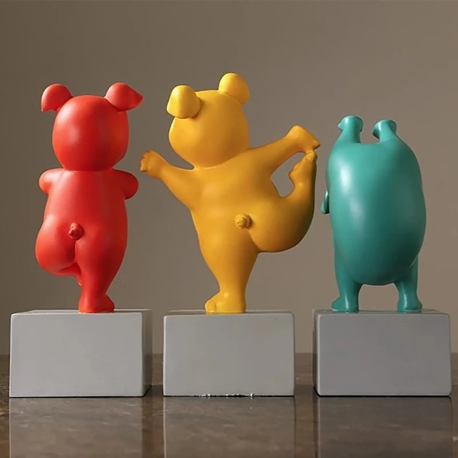 

Yoga-Bulldog Decor Puppy Statue Resin Lawn Sculpture Home Garden Yard Decoration Home Garden Yard Decor Ornaments Pet sculpture