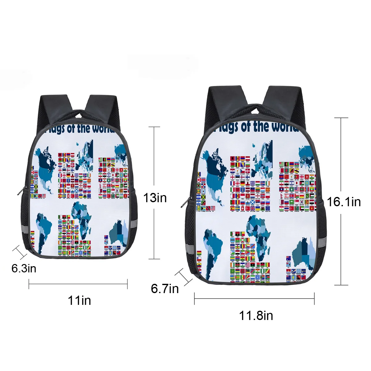 Рюкзак с флагом мира детские школьные сумки рюкзак для малышей мальчиков и