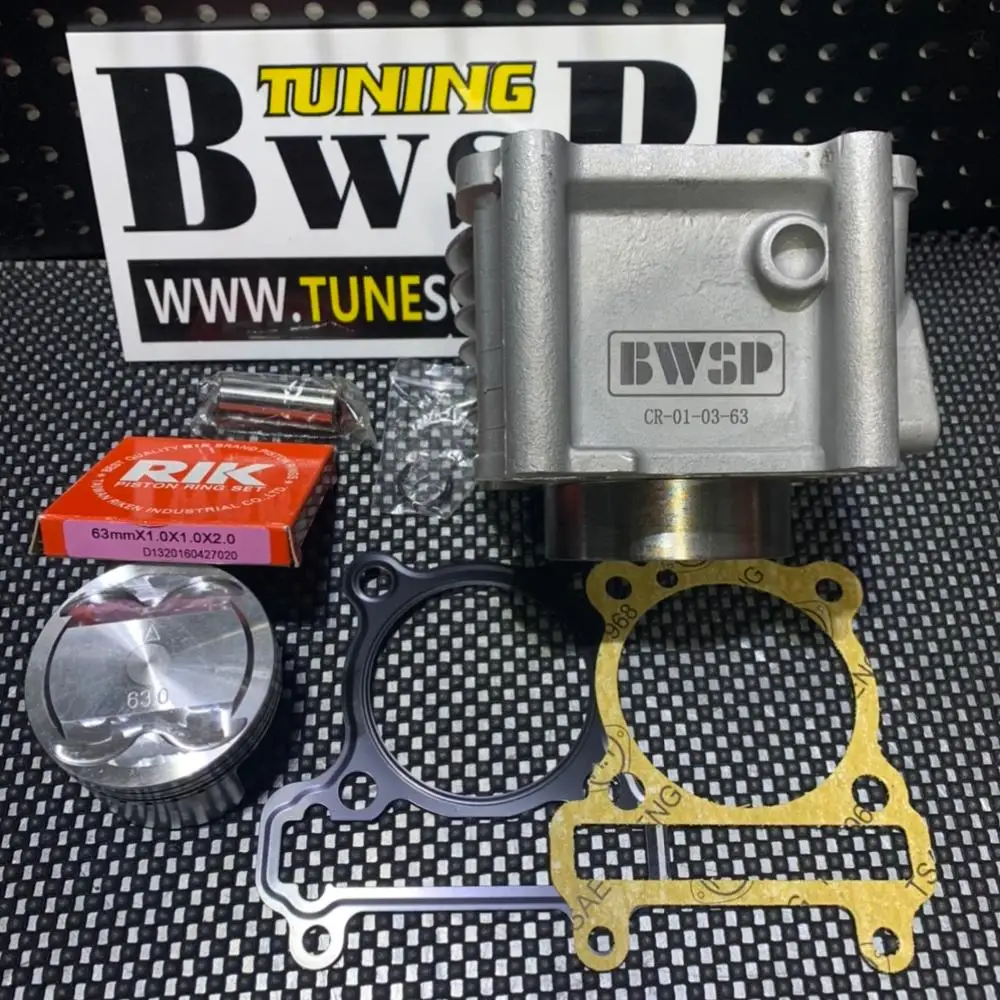 ЦПГ комплект тюнинговый 4х клапанный 59mm15P/65mm15P для Yamaha RS100 BWS125 CYGNUS125 YW125 MIO тюнинг