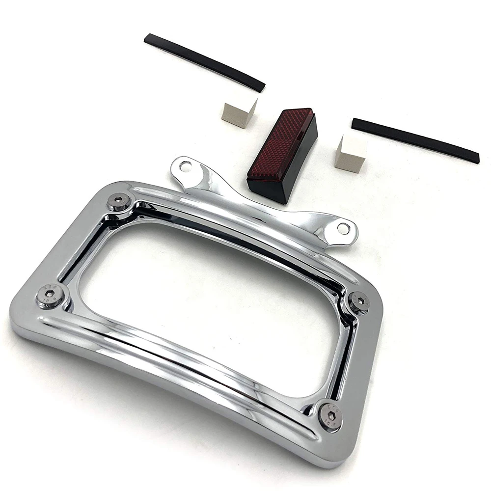 Aftermarket free shipping motorcycle parts Black License Plate Bracket For Harley-Davidson FLHX FLHXS FLHXSE FLTRX FLTRXS | Автомобили и