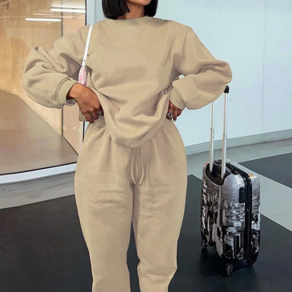 Женский комплект для фитнеса толстовки и спортивные штаны тренировочные костюмы