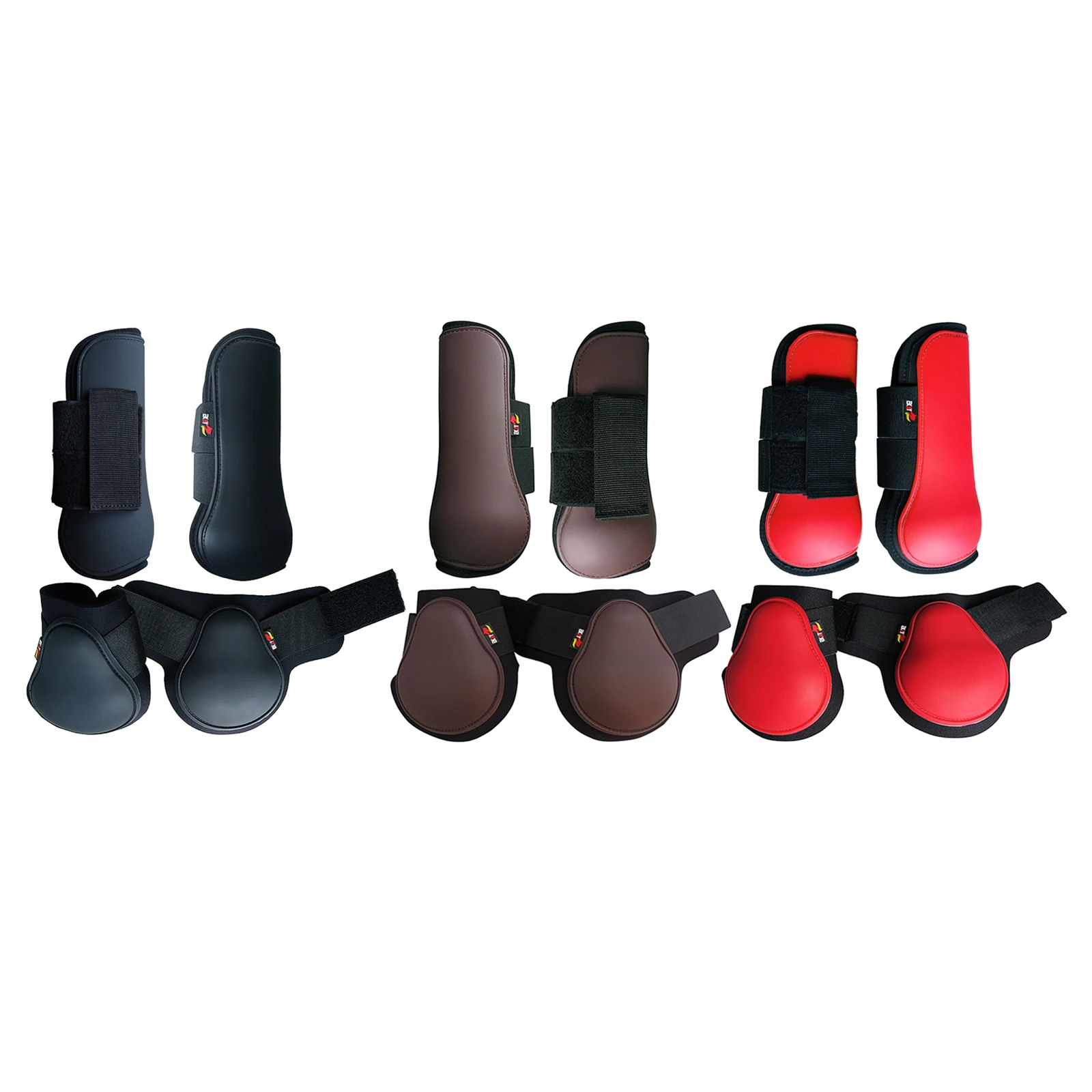 

Horse Tendons Fat Lock Boot Set Jumping Leg Protection Boots