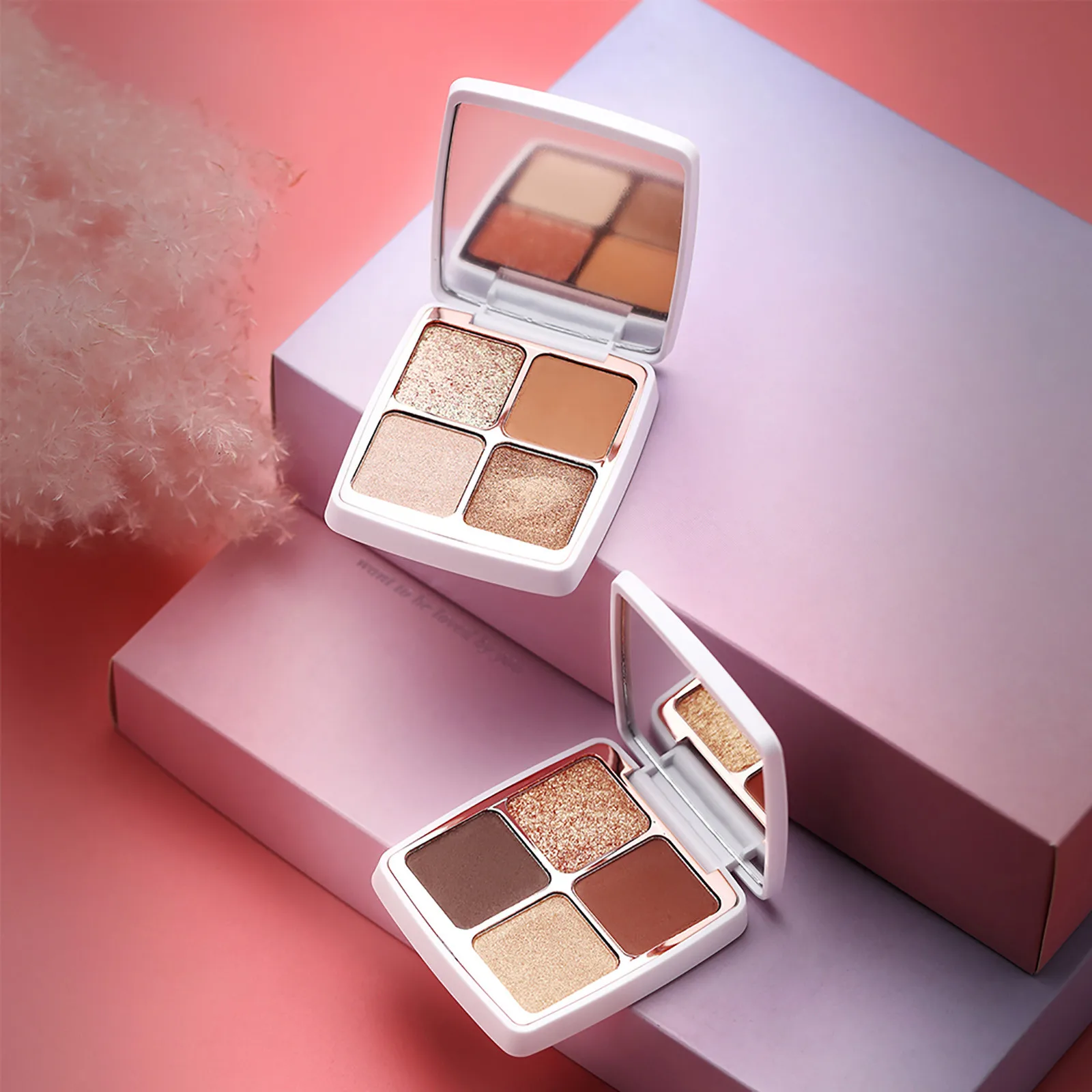 Модная палитра теней для век окрашенные марокканские цветные тени 4 цвета