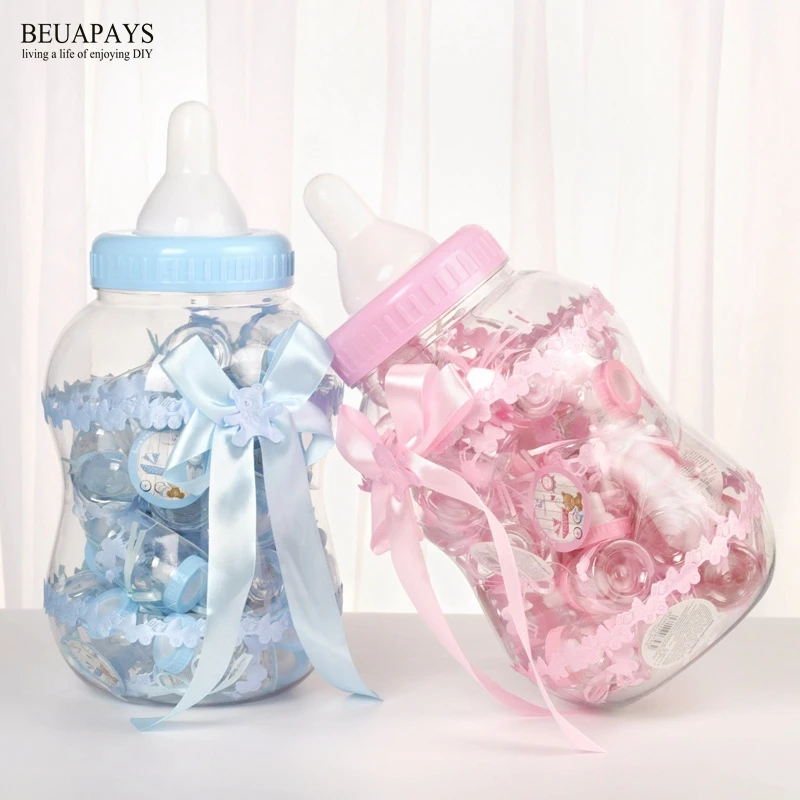 1 шт. прозрачная коробка для детского душа бутылочка кормления соска сделай сам