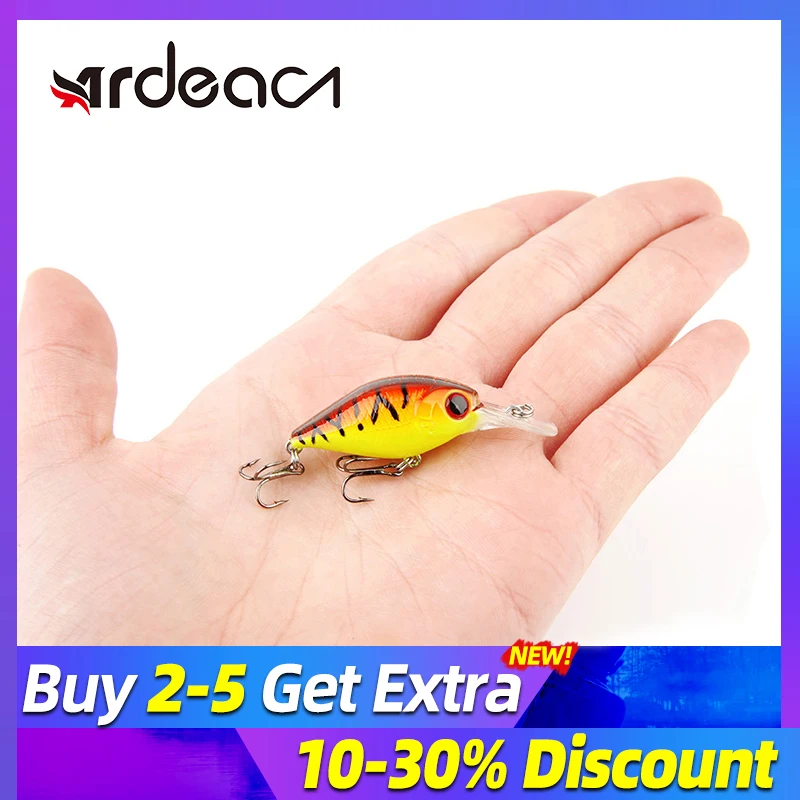 Ardea Crankbaits мини Рыболовные воблеры твердая приманка плавающая minnow Щука бас на