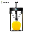 3D-принтер FLSUN Q5 Delta TMC2208, бесшумный драйвер с полноцветным сенсорным экраном, сетчатая стеклянная платформа, автоматическое выравнивание, возобновление печати