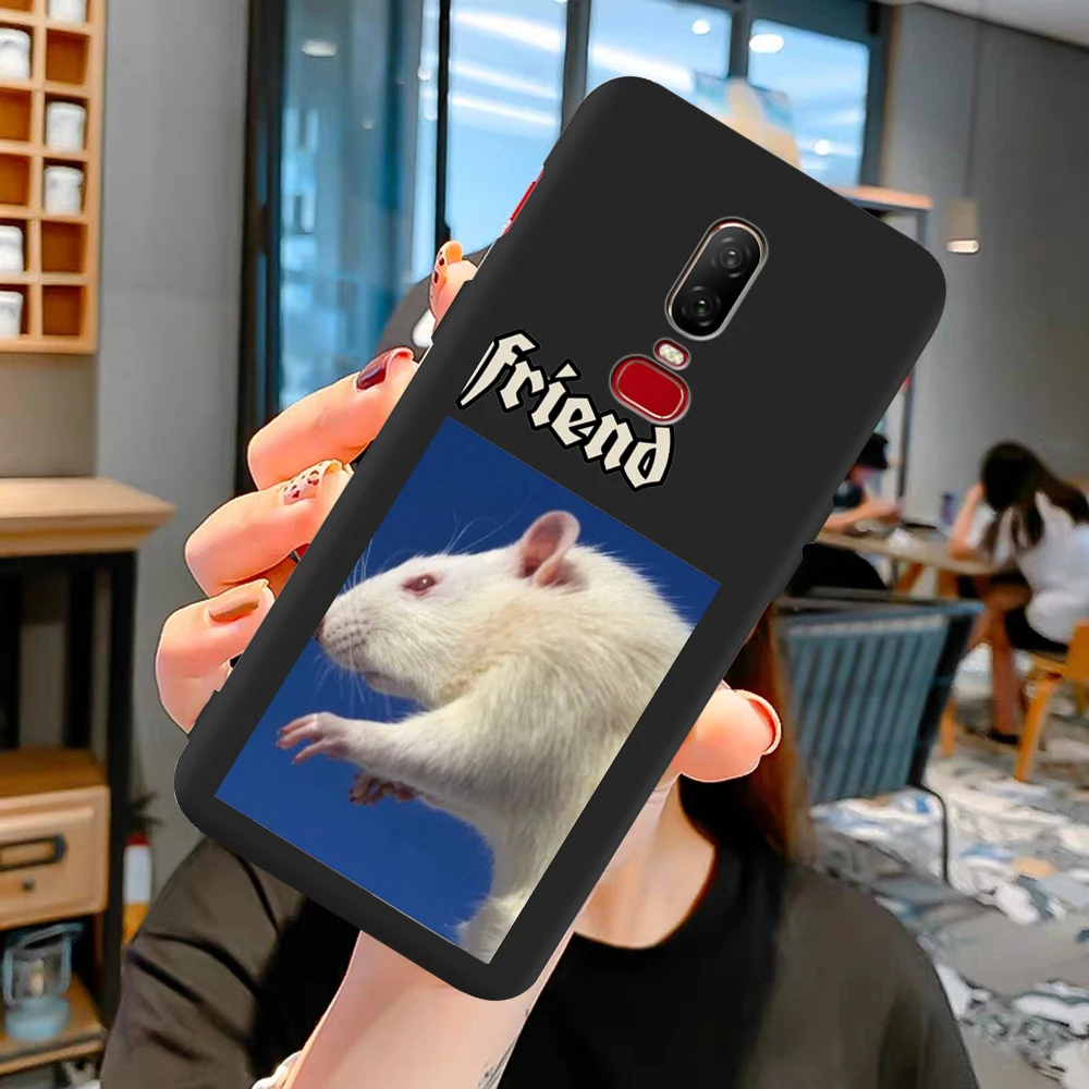 

mouse cartoon cute couple best friend animal For Oneplus 8 5 6 7 One Plus 5T 6T 7T 8 Pro Phone case cover soft silicone funda