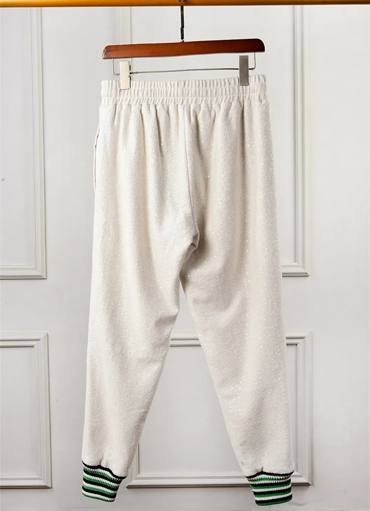 Новое поступление женские вязаные куртки с вышивкой и блестками модный свитер