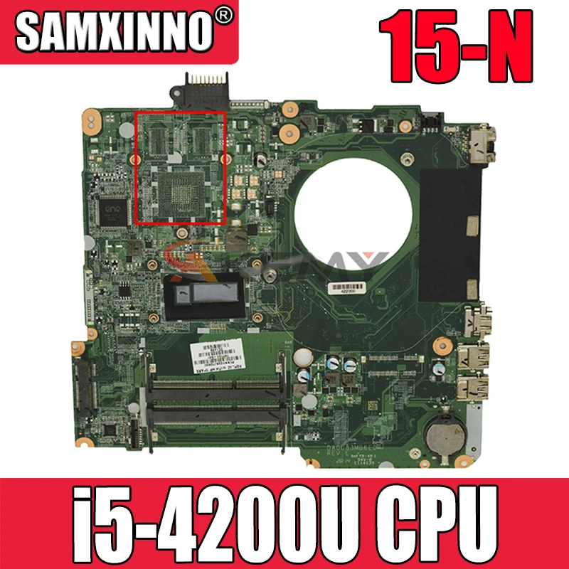 Высокое качество материнская плата для ноутбука HP 15-N DA0U83MB6E0 732086-501 с i5-4200U