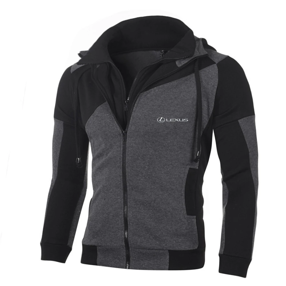 

LEXUS CAR LOGO print hoodie street men's warm zipper shirt sweatshirt long sleeve fashion men clothing