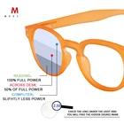 Meeshow считывание очки прозрачные мужские очки в стиле ретро французский женщина прогрессивный для мужчин синий светильник очки 1513