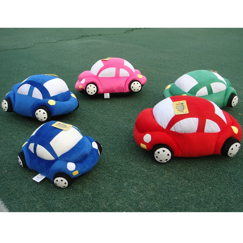 35 см милые дети автомобили VW модель Мягкие игрушки Подушка автомобиля Форма