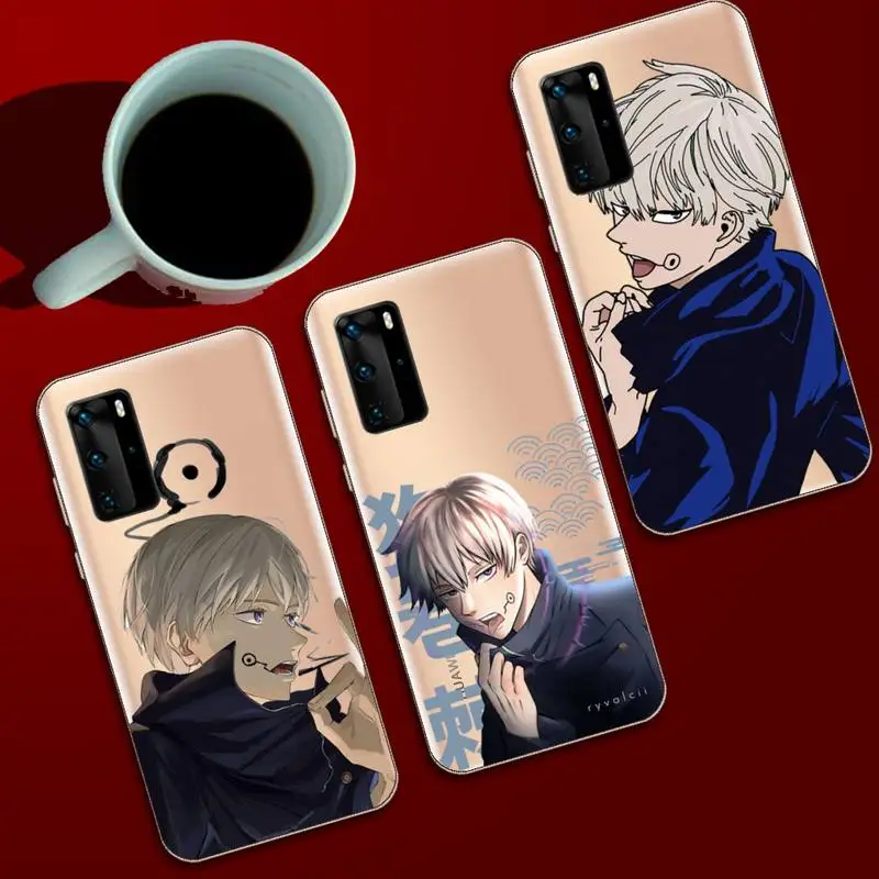 

Toge Inumaki Jujutsu Kaisen anime Phone Case Transparent for Huawei P honor 8 10i 20 30 40 smart 2019 custom protective shell