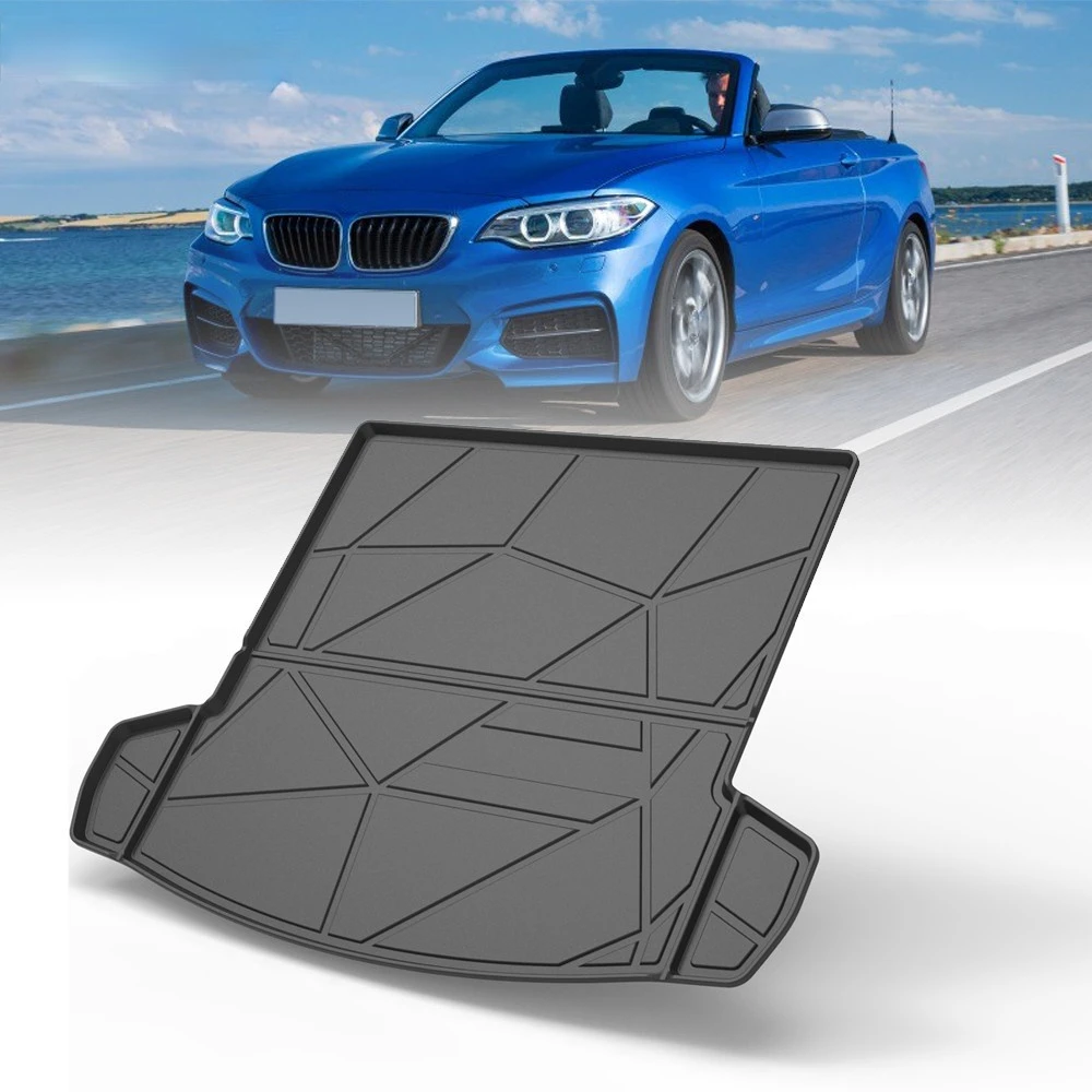 

ТПЭ коврик для багажника для BMW 2 серии трансформер 2015-2019 автомобильный водонепроницаемый Нескользящий Резиновый 3D подкладка для груза аксе...
