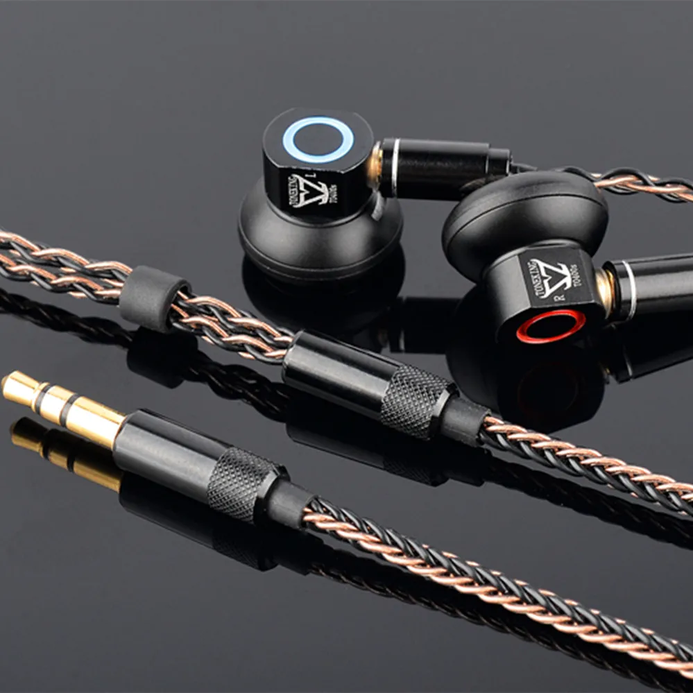 TONEKING TO400s 400Ohm Высокая чувствительность графеновая диафрагма плоский Hifi музыкальный монитор DJ Studio стерео металлические наушники TO600 \ TO150