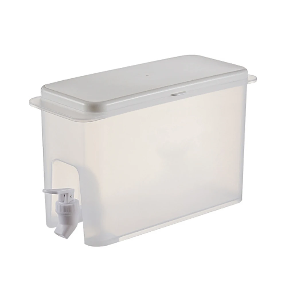

3.5L Water Pitcher Large Capacity Water Jug Dispenser with Faucet Plastic Iced Tea Juice Drink Kettle Cold Water Bottle