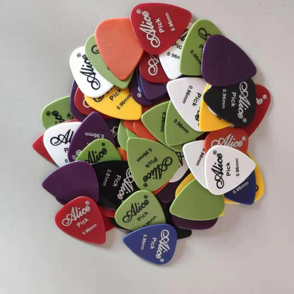 12PCS15MM 6 шт. гитара Alice pick Нескользящая черная Белая нейлоновая медиатор для акустической электрической гитары ra аксессуары для гавайской гитары случайный цвет - Цвет: 12PCS15MM