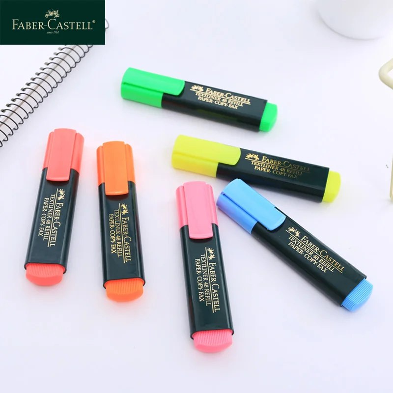6 шт Faber Castell текстлайнер маркеры фломастер ручка 1548