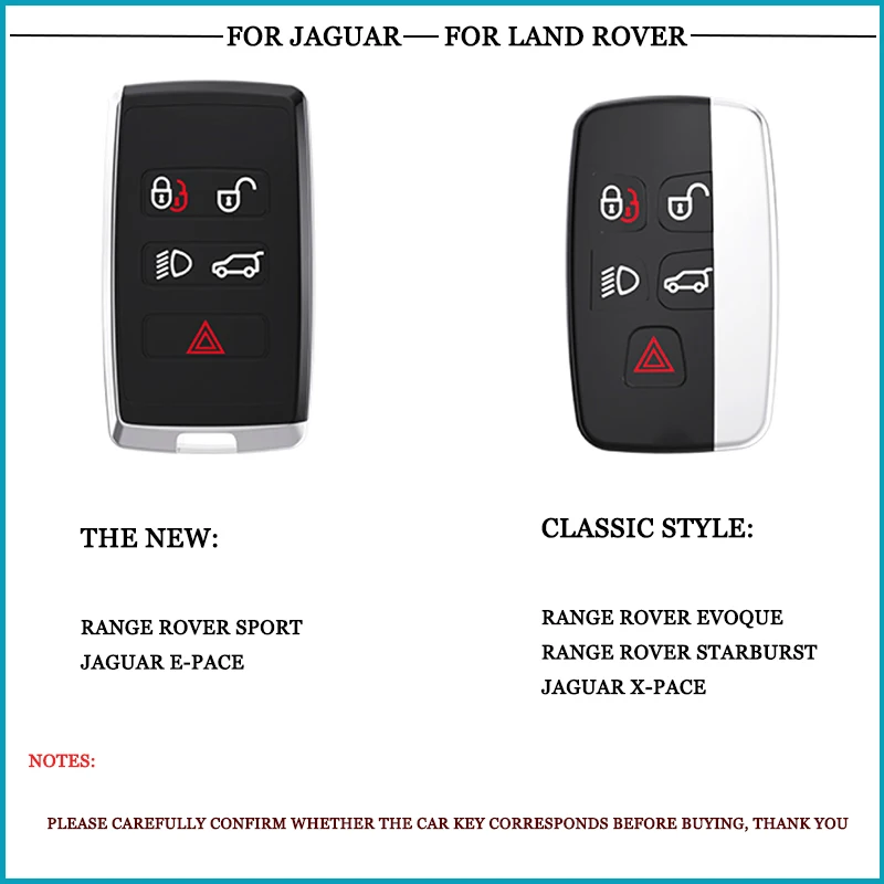 

Car Key Cover for Jaguar Land Rover Range Rover Aurora Discovery 4 God Xing 5 Star Movement Remote Key Protective Shell Buckle