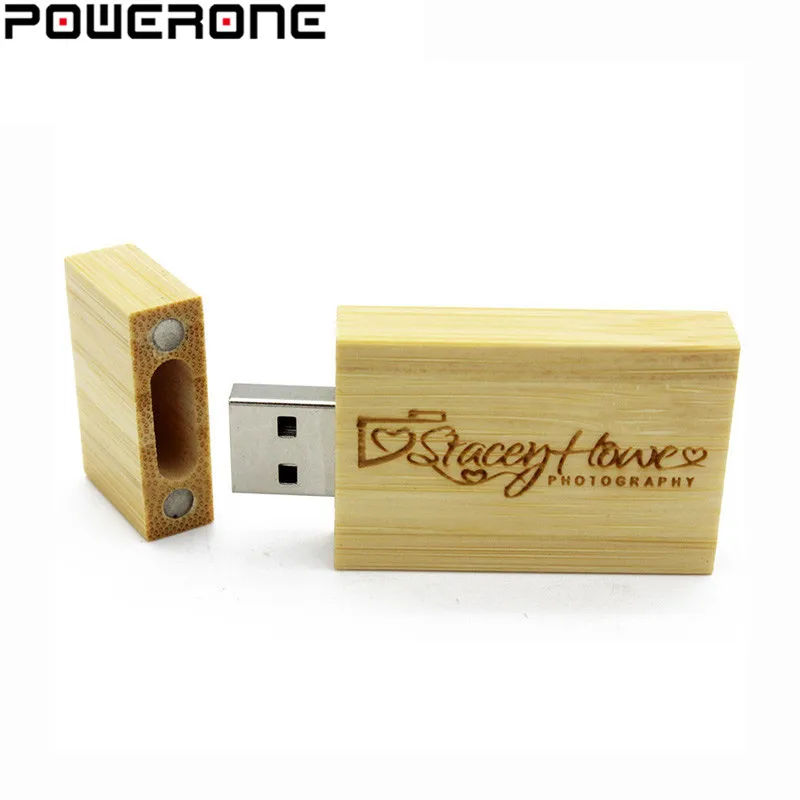 USB флеш накопитель POWERONE в деревянном корпусе 4/8/16/32/64 ГБ|pen drive memory stick|pendrive 4gbwood pendrive