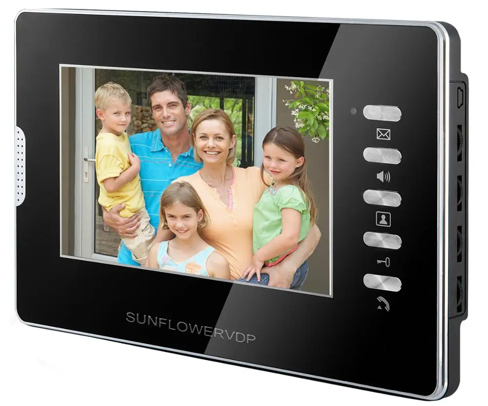 For 10 Apartments 7 inchs Intercom For a Private House Access Control Home Bell Video Doorphone Monitors + Electronic Door Lock