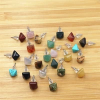 12 pairs square womens earrings natural gemstones earrings stone opal tiger eye crystal red black earrings earrings for women