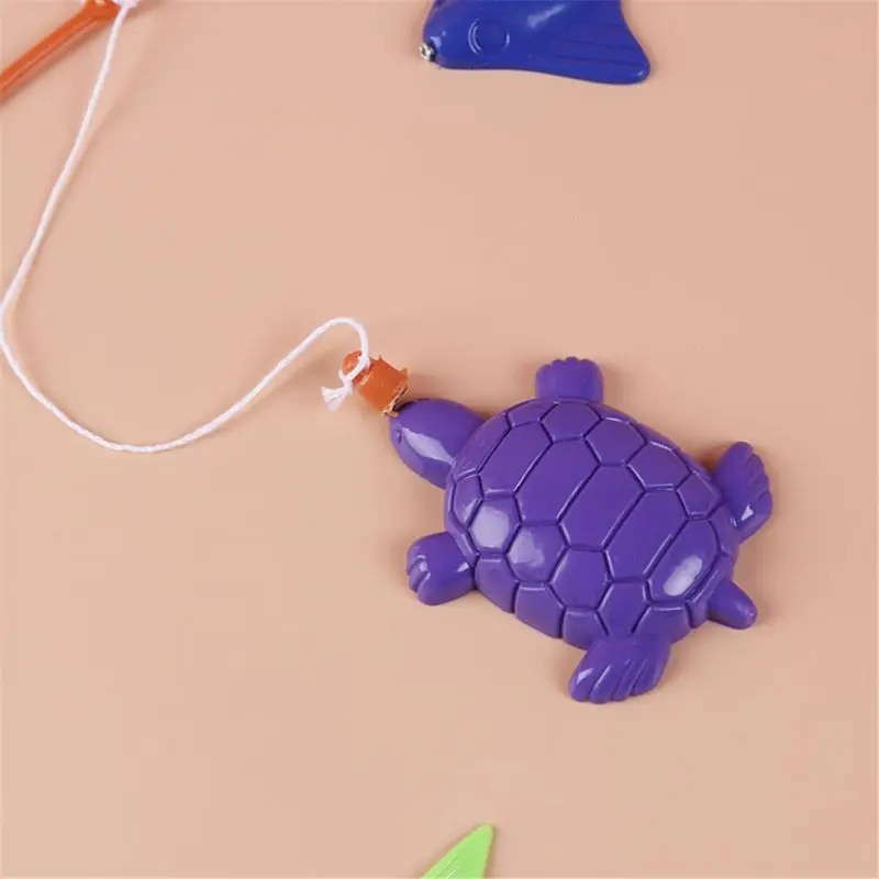 Juguetes de pesca magn&eacute;ticos para ni&ntilde;os, 6 tipos de peces + 1 Conjunto de varillas, puzle para cultivo, juguete para padres e hijos, 7 Uds.-5