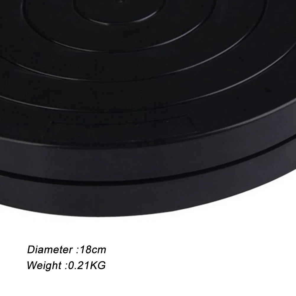 

18cm Plastic Turntable Pottery Clay Sculpture Tools 360 Flexible Rotation STSF666